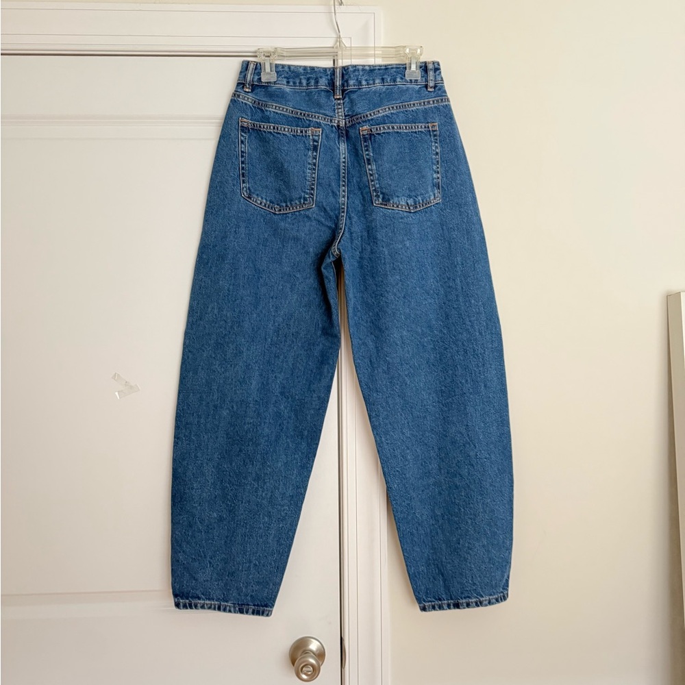 Primark Dark Blue Women's Barrel Cut Jeans - Picture 3 of 8